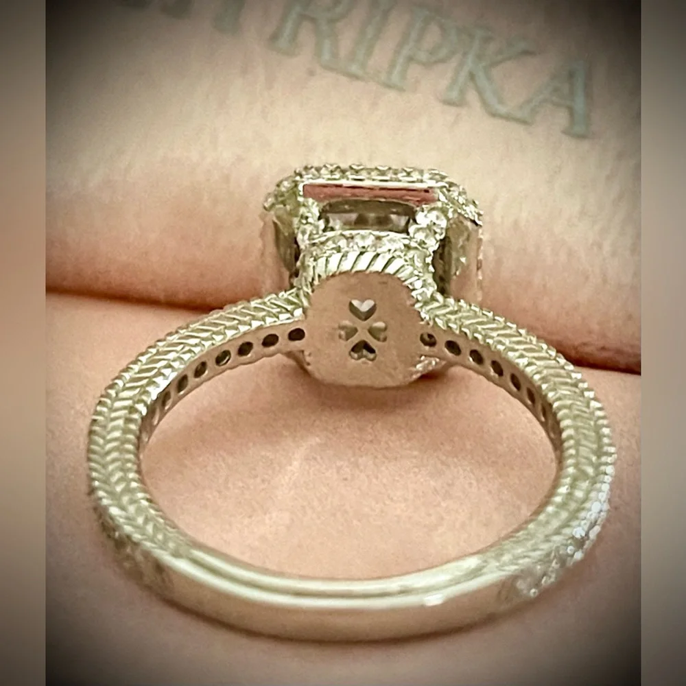 Judith Ripka White Gold Clad - Picture 5 of 8